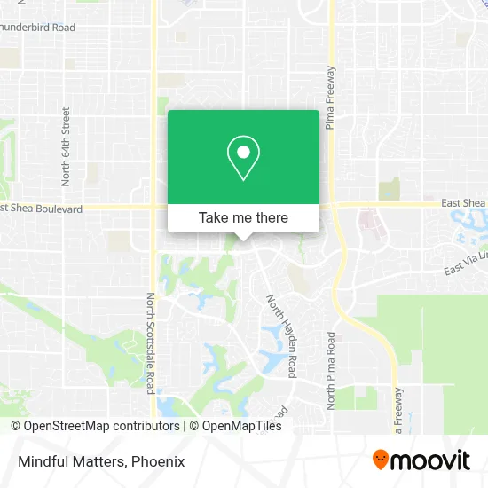 Mindful Matters map