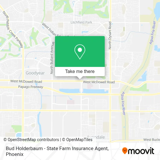Bud Holderbaum - State Farm Insurance Agent map