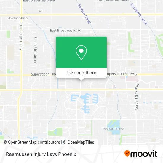 Rasmussen Injury Law map