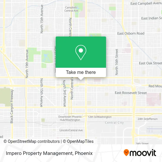 Impero Property Management map