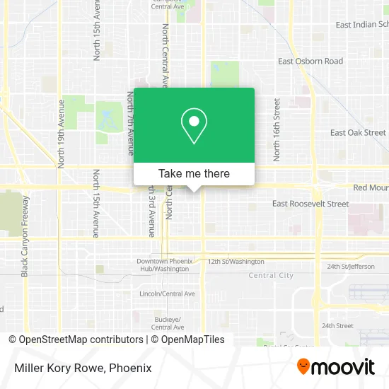 Miller Kory Rowe map