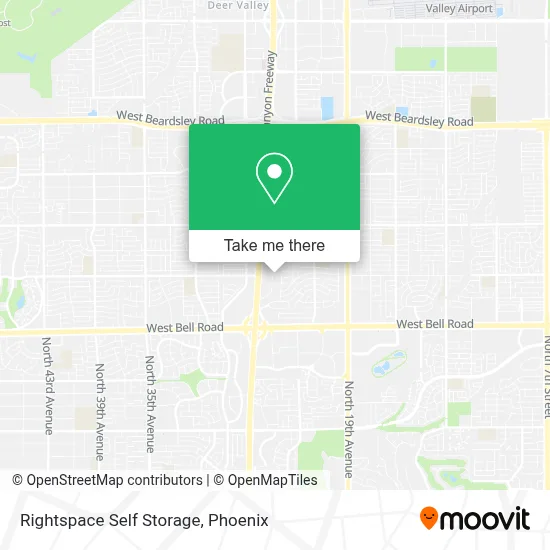 Rightspace Self Storage map