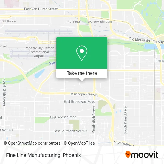 Fine Line Manufacturing map