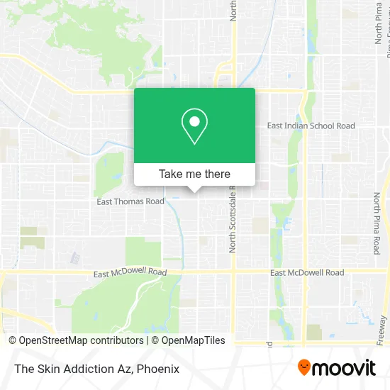 The Skin Addiction Az map