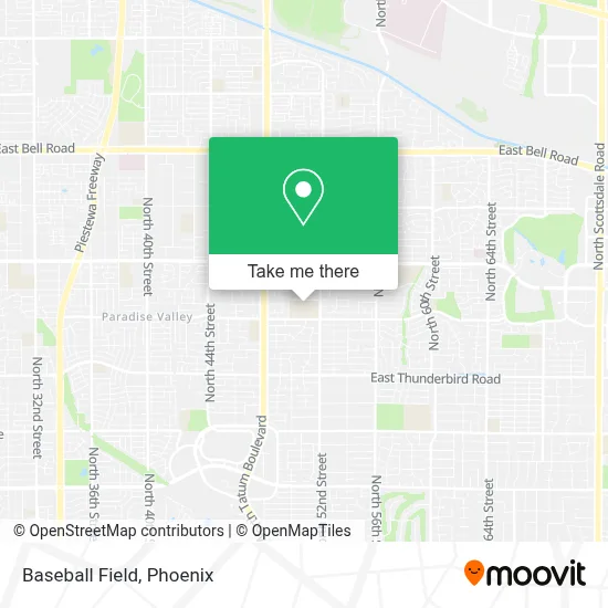 Baseball Field map