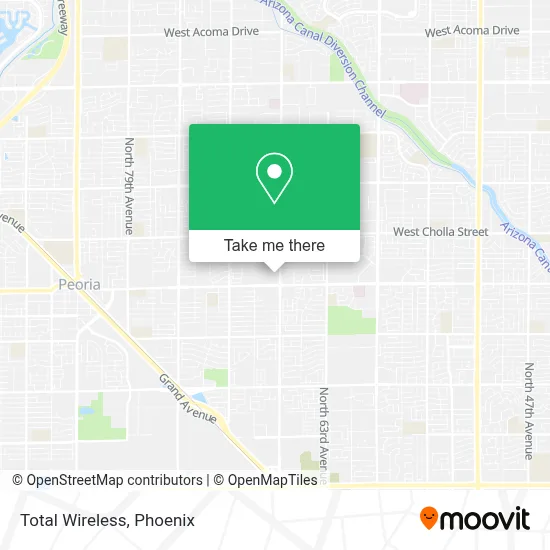 Total Wireless map