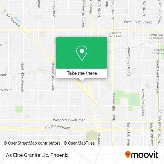 Az Elite Granite Llc map