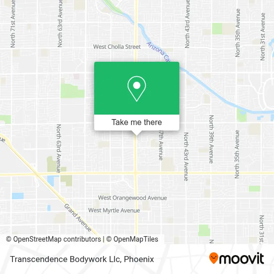 Transcendence Bodywork Llc map