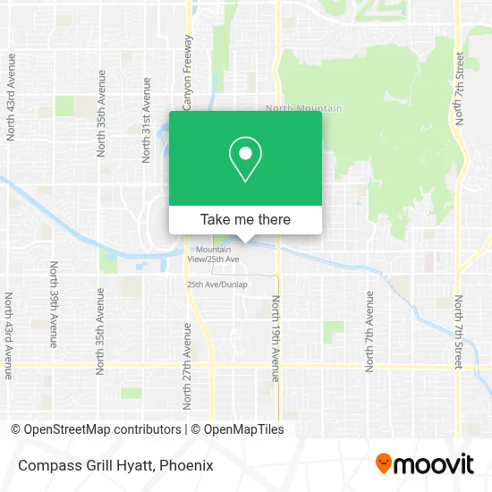 Compass Grill Hyatt map