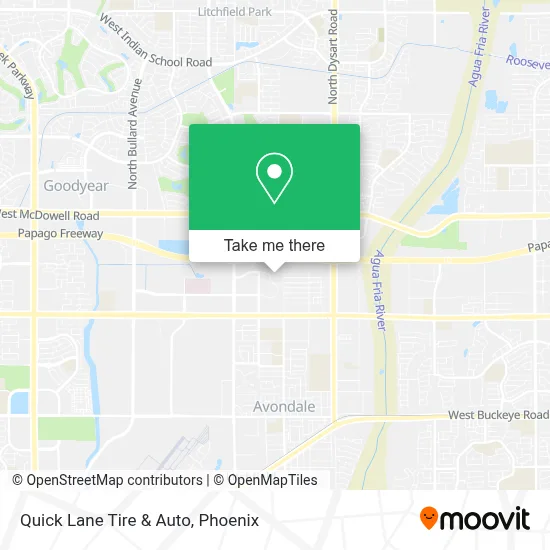 Quick Lane Tire & Auto map