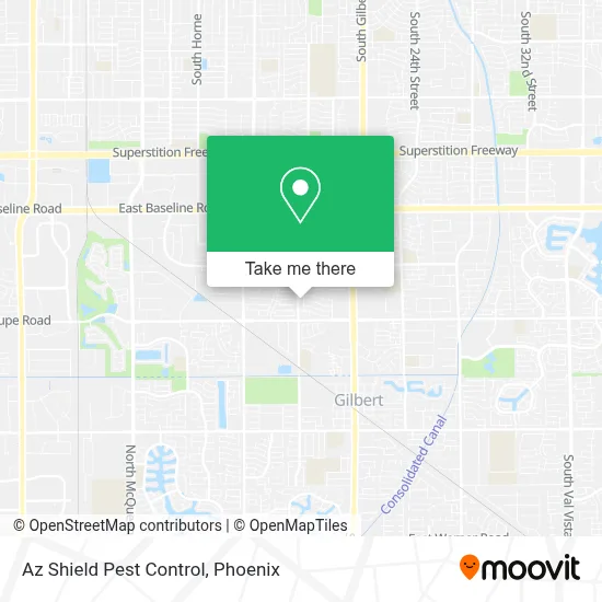 Az Shield Pest Control map