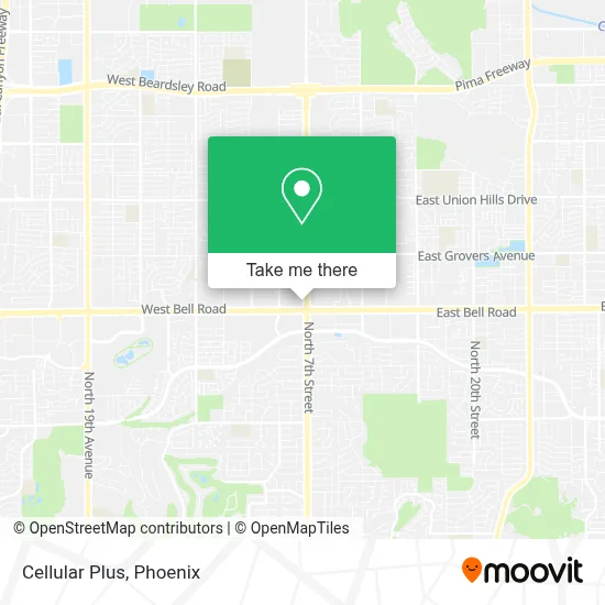 Cellular Plus map