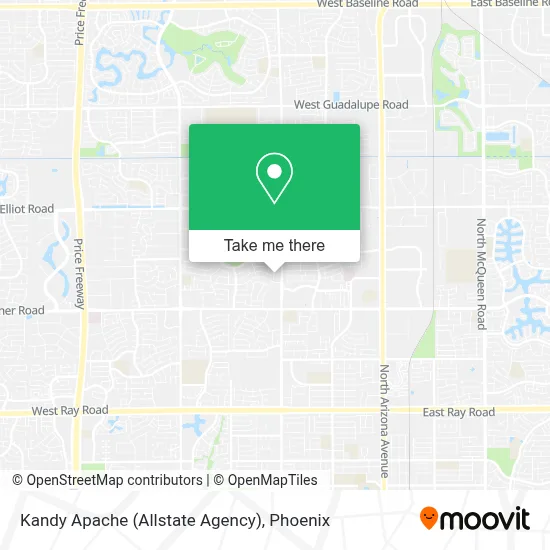 Kandy Apache (Allstate Agency) map