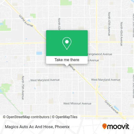 Magics Auto Ac And Hose map