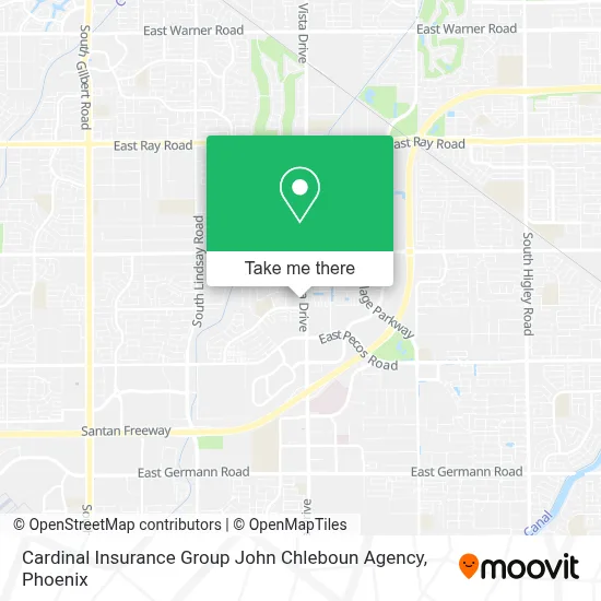 Cardinal Insurance Group John Chleboun Agency map
