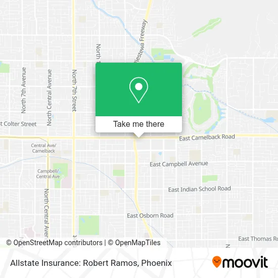 Allstate Insurance: Robert Ramos map
