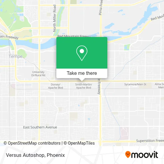 Versus Autoshop map