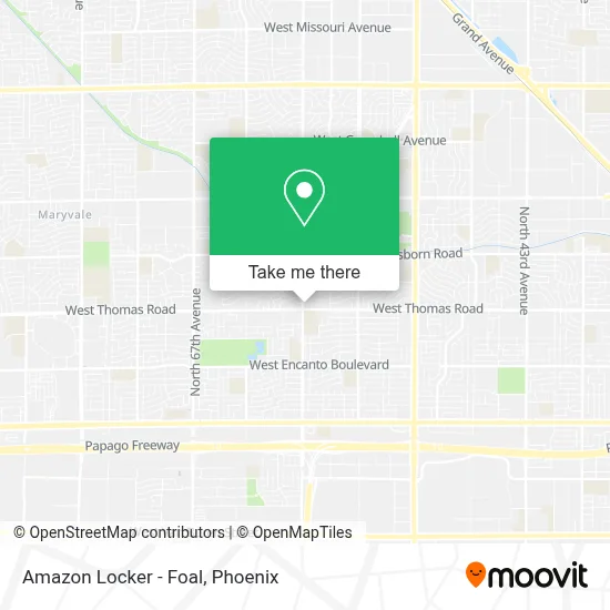 Amazon Locker - Foal map