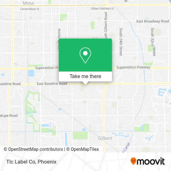 Tlc Label Co map