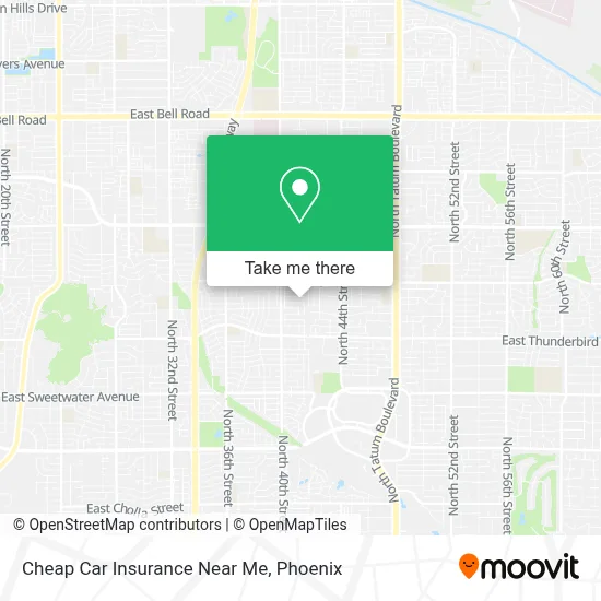 Cheap Car Insurance Near Me map