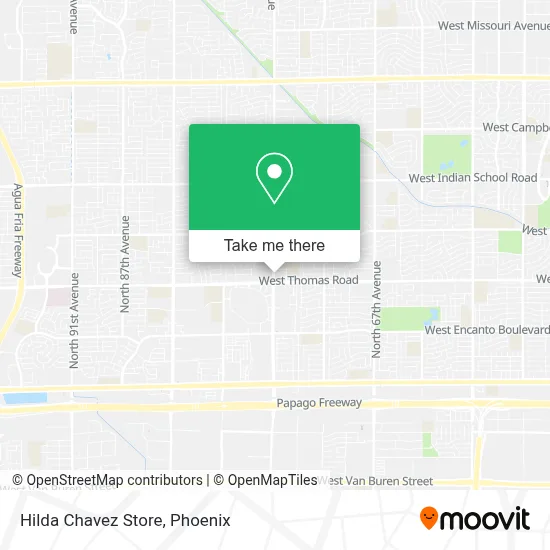 Hilda Chavez Store map