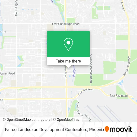 Fairco Landscape Development Contractors map