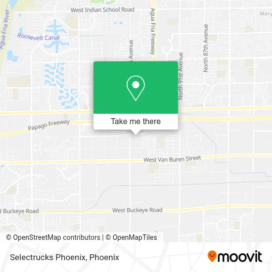 Selectrucks Phoenix map