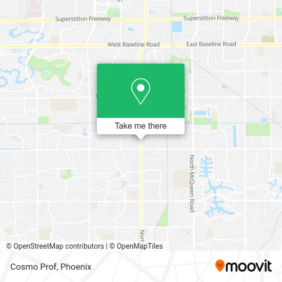 Cosmo Prof map