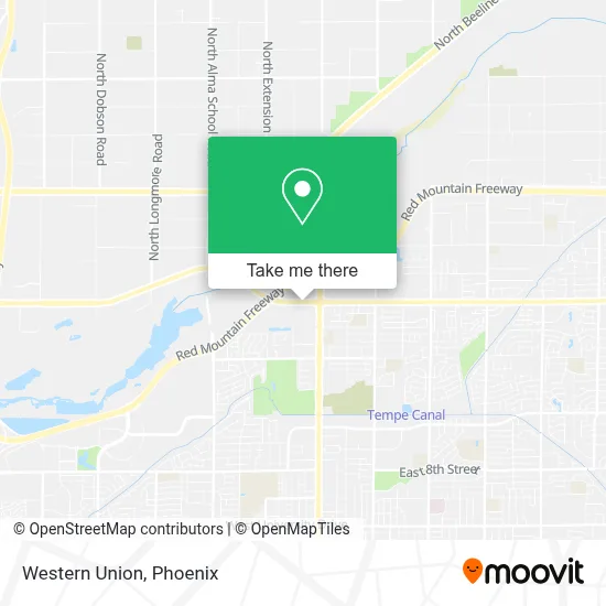 Western Union map