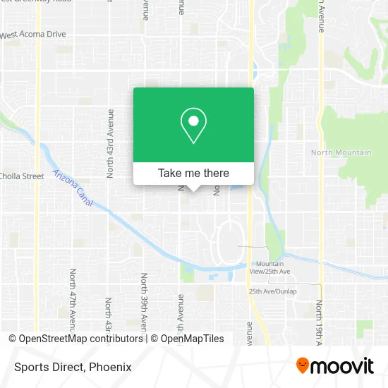 Sports Direct map