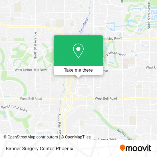 Banner Surgery Center map