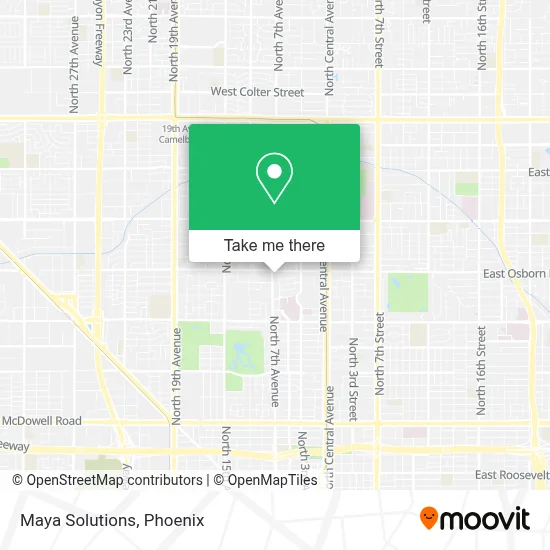 Maya Solutions map