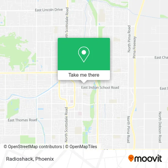 Radioshack map