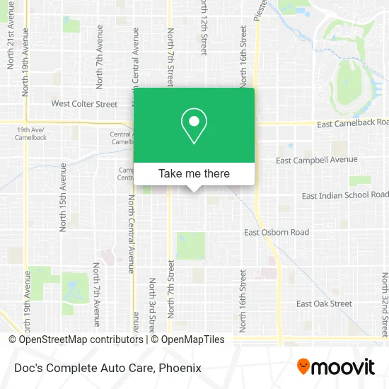 Doc's Complete Auto Care map