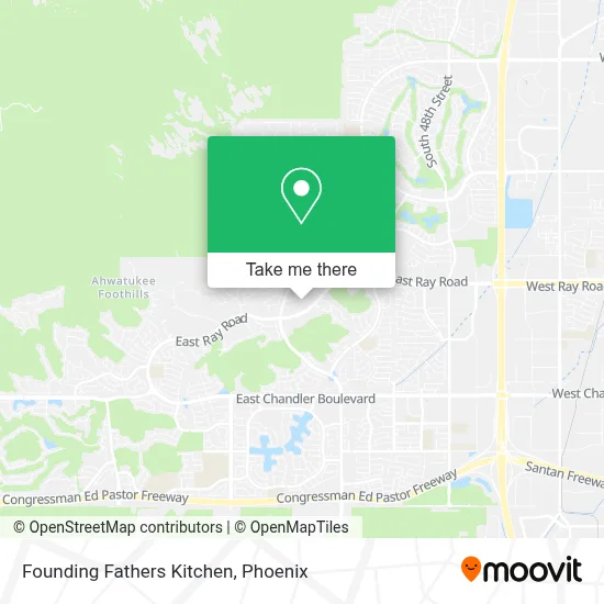 Founding Fathers Kitchen map