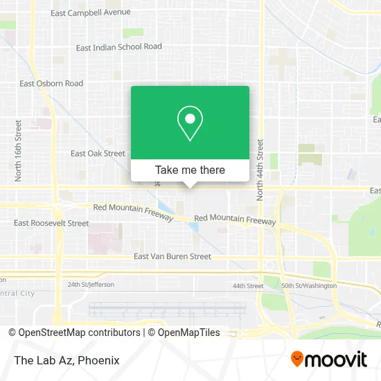 The Lab Az map