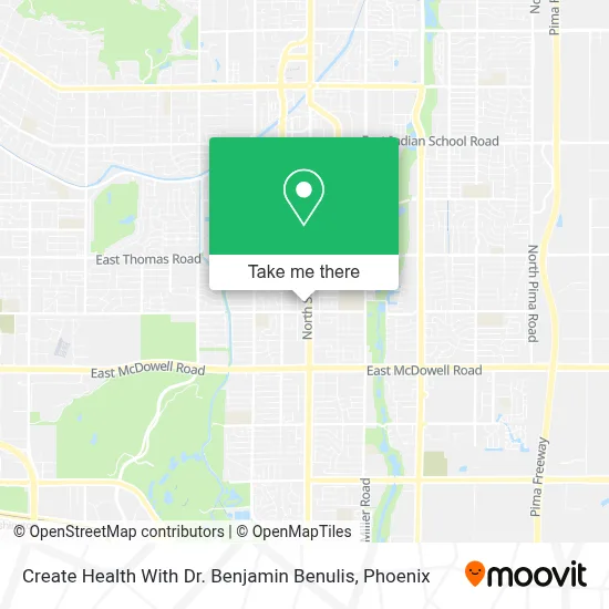 Create Health With Dr. Benjamin Benulis map