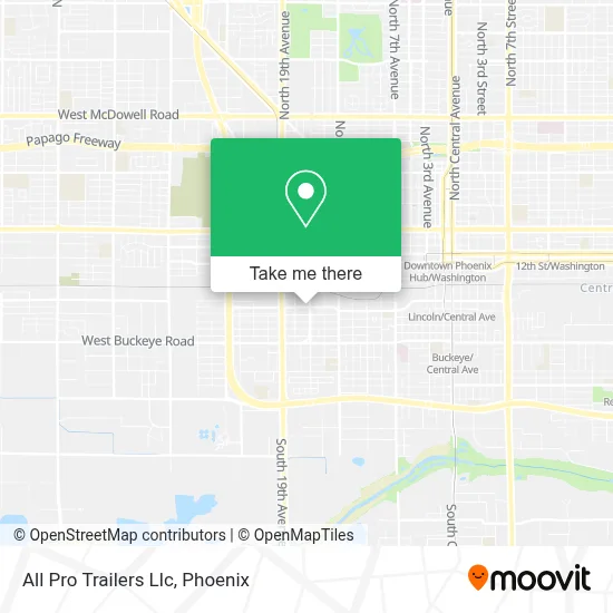 All Pro Trailers Llc map