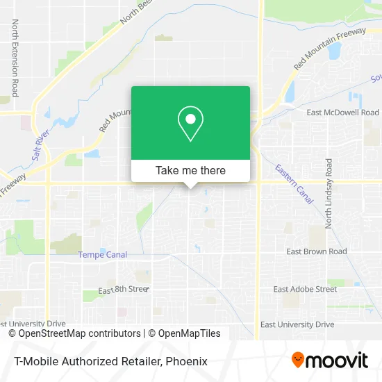 T-Mobile Authorized Retailer map