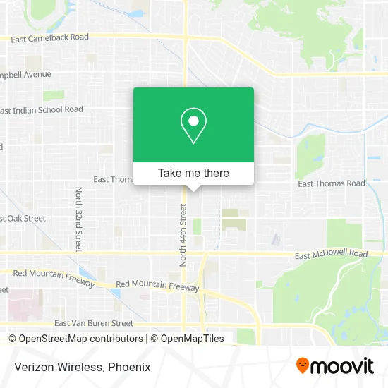 Verizon Wireless map