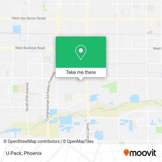U-Pack map