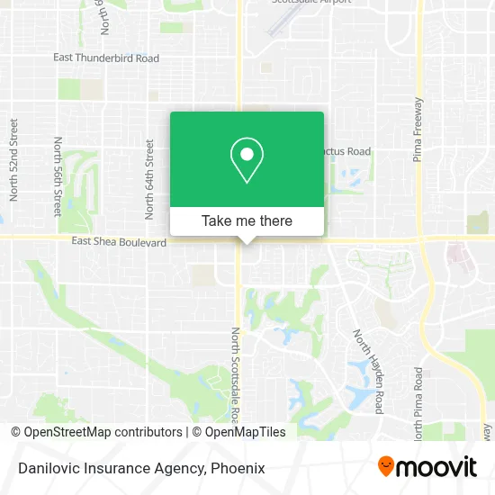 Danilovic Insurance Agency map