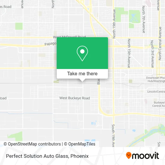 Perfect Solution Auto Glass map
