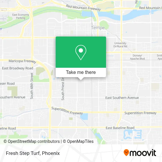 Fresh Step Turf map