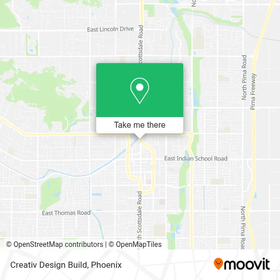 Creativ Design Build map