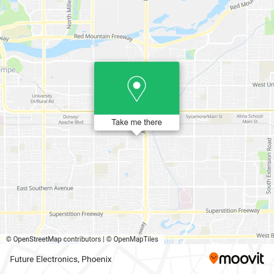 Future Electronics map