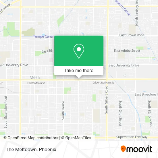 The Meltdown map
