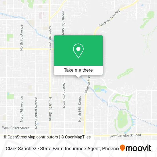 Clark Sanchez - State Farm Insurance Agent map
