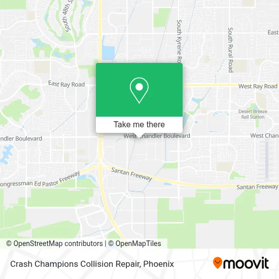 Crash Champions Collision Repair map
