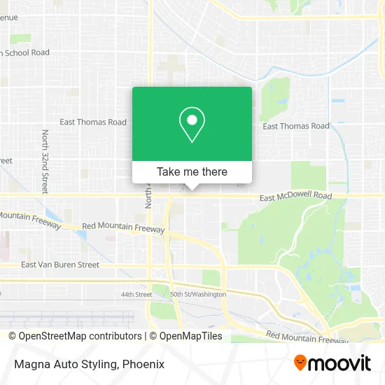 Magna Auto Styling map